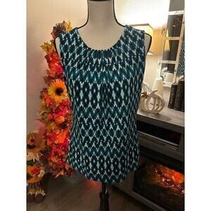 Mark New York‎ Andrew Marc blouse sleeveless size L